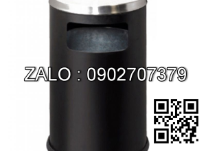 THÙNG RÁC THÉP PHUN SƠN CÓ GẠT TÀN HTP1H06