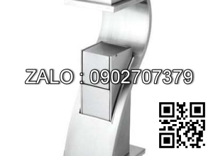Thùng rác inox gạt tàn chữ Z
