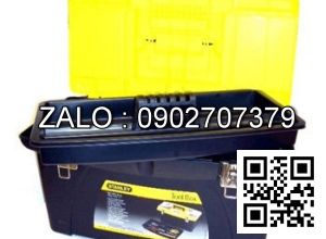 Thùng đồ nghề bằng nhựa 2 ngăn khóa sắt Stanley 570x320x 300mm 92-908