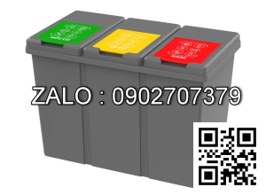 Thùng rác 3 ngăn TR3N