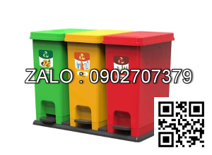 Thùng rác 3 màu TR3M
