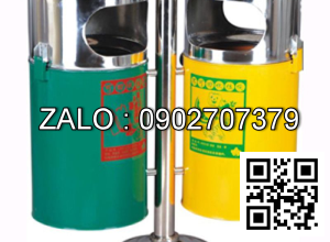Thùng rác inox treo đôi PG-EX024