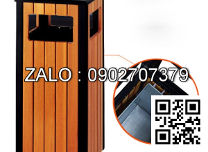 Thùng rác thép phun sơn A78-I