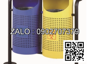 Thùng rác đôi ngoài trời A78-S