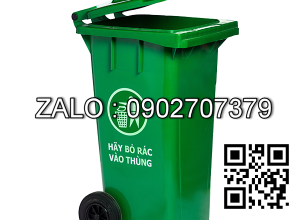 Thùng rác loại 240 lít ( màu xanh )