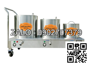 Bộ 3 nồi nấu phở chung bệ OKASU