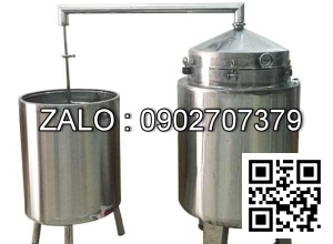 Nồi nấu rượu inox 20 kg/mẻ OKASU KS-NR20
