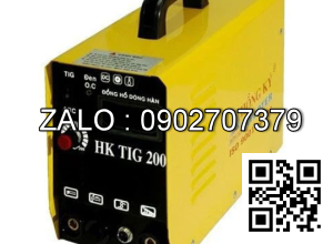 Máy hàn Tig + que Inverter 200 Ampe - 220V HKTIG200-220V -PK ( Phụ kiện gồm: Bộ súng hàn TIG , kìm hàn + 3 mét dây hàn và kẹp mass + 2 mét dây mass ) ( Đặc biệt : hàn INOX )
