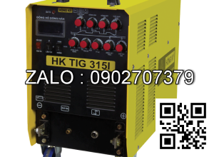 Máy hàn Tig + que Inverter 315 Ampe - 380V HK TIG315I-380V ( Phụ kiện gồm: Bộ súng giải nhiệt bằng nước ) Hỗ trợ hàn xung , chức năng 2T/4T ( Đặc biệt : hàn INOX )