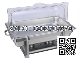 Nồi Buffet Chữ Nhật Nắp PC 2 Ngăn NF2112-2