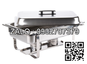 Nồi Buffet Chữ Nhật 1 Ngăn Nắp Rời AT771L63-1