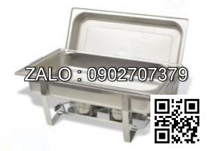 Nồi Buffet Chữ Nhật Nắp Mở Thu Gọn 1 Ngăn Sâu 65mm NF2117-1