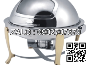 Nồi hâm buffet tròn chân vàng (nắp PC) DKS51161