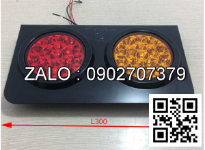 Đèn hậu ô tô 2 khoang,báo phanh, xi nhan, đèn đuôi xe điện12v, 24v