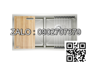 Chậu rửa bát 2 hố, hạ bậc KONOX Workstation Sink-Undermount Sink KN8046DUB