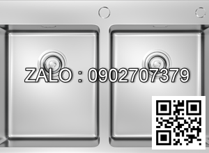 Chậu rửa bát 2 hố KONOX Topmount UNICO 7650