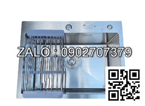 Chậu rửa bát KAGOL K6045-304 một hố inox 304 (600x450x240 mm)