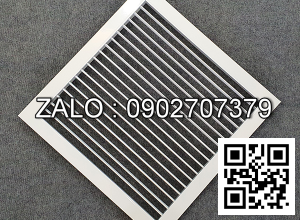 Cửa gió 1 lớp nan thẳng 200x200