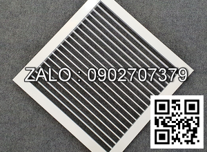 Cửa gió 1 lớp nan thẳng 650x550