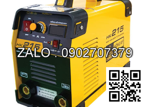 Máy hàn que Hồng Ký 215 Ampe 220V - HK215A ( Phụ kiện gồm: Kìm hàn + 3 mét dây hàn và Kẹp mass + 2 mét dây mass) ( Có chức năng chống giật , dây hàn 100% đồng )