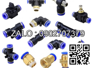 Đầu nối nhanh khí nén , ren 13 ống phi 12mm