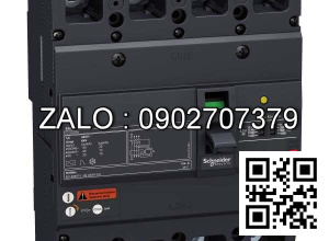 CB khối chống giật Schneider EZCV250N4200 200A 25kA 4P