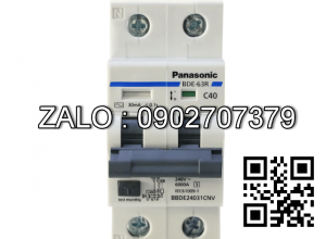 Cầu dao chống giật RCBO 2P 40A 30mA Panasonic BBDE24031CNV