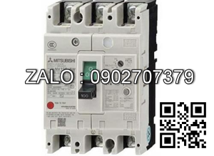 CB khối chống giật Mitsubishi NV63-HV 3P 63A 10kA 30mA