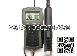 Máy Đo pH/ISE/EC/DO/Độ Đục Chống Thấm Nước Có GPS Hanna HI9829