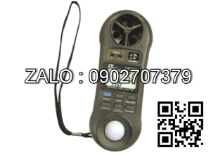 Máy đo tốc độ gió, độ ẩm, ánh sáng và nhiệt độ điện tử LM8000