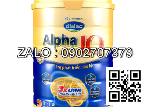 Vinamilk Sửa bột Dielac Alpha Gold IQ 3 900g