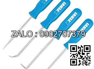 Bộ dụng cụ lấy o-ring FERVI 0471, gasket 4 chi tiết, dài 135 mm