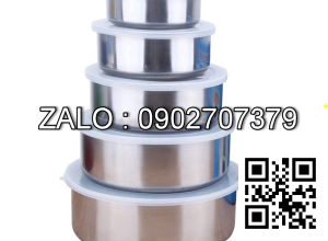 Bộ thố lạnh inox 5 món (Kiện 60 hộp)