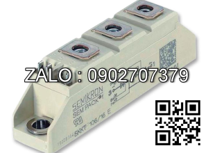 Bộ chỉnh lưu cau SKD 60/16 B6U, Semikron