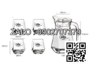 Bộ 1 bình 4 cốc EH 1028/L5