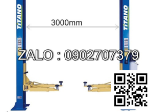 Cầu nâng ô tô 2 trụ giằng trên TC-4000SW, 4 tấn