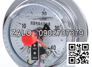 Dong ho ap 3 kim inox, 0-10bar, DC10…30V