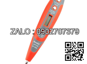 Bút thử điện hiển thị số Asaki 12-220VAC&DC 2 nút điều chỉnh AK-9059