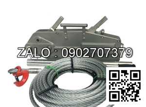 Tời kéo cáp 1.6T x 20M - DW15, DAESAN