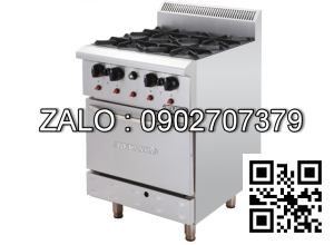 Bếp Âu 6 họng có lò nướng ZH-RQ-6