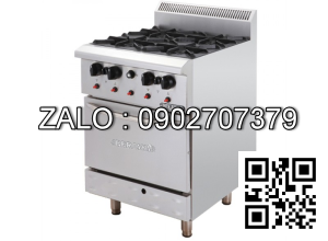 Bếp Âu 4 họng có lò nướng ZH-RJ-4