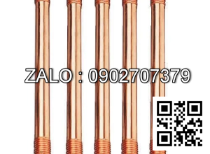 Cọc tiếp địa thép mạ đồng D14.2x2,4m