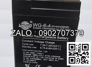 Pin cân treo điện tử 6V- 7.4Ah/20HR