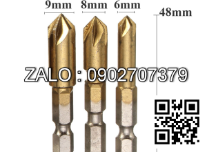 Bộ mũi khoan doa lỗ âm đầu vít