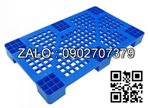 Pallet nhựa một mặt bông L1000 x W600 x H100mm