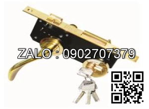 Khóa cửa tay ốp rời (Đồng) 04088