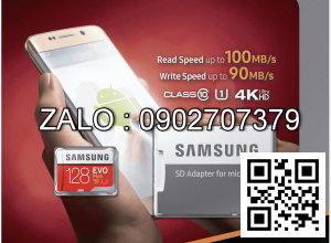 Thẻ Nhớ MicroSD 128G Samsung Evo Plus Class 10 Box 100Mbps