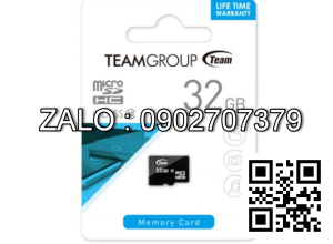 Thẻ Nhớ MicroSD TEAM 32G Class 10 Box