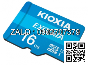 Thẻ Nhớ MicroSD 16G Class 10 Kioxia Box Chính Hãng 100mb/S