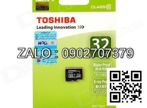 Thẻ Nhớ MicroSD 32G Class 10 Toshiba, Box Xanh 100mb/S